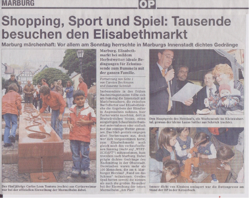 Oberhessiche Presse
              10.10.2005, von Carsten Beckmann