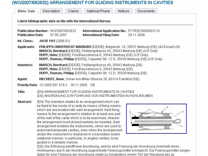 Attachguider patent
                    application